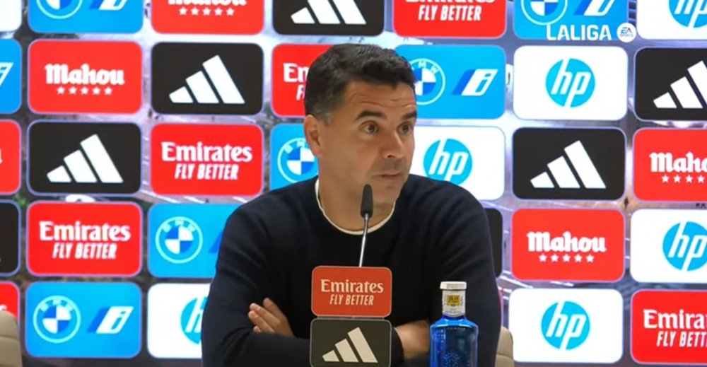 Girona coach Michel blamed himself for his side's defeat at Madrid. Youtube/LaLiga