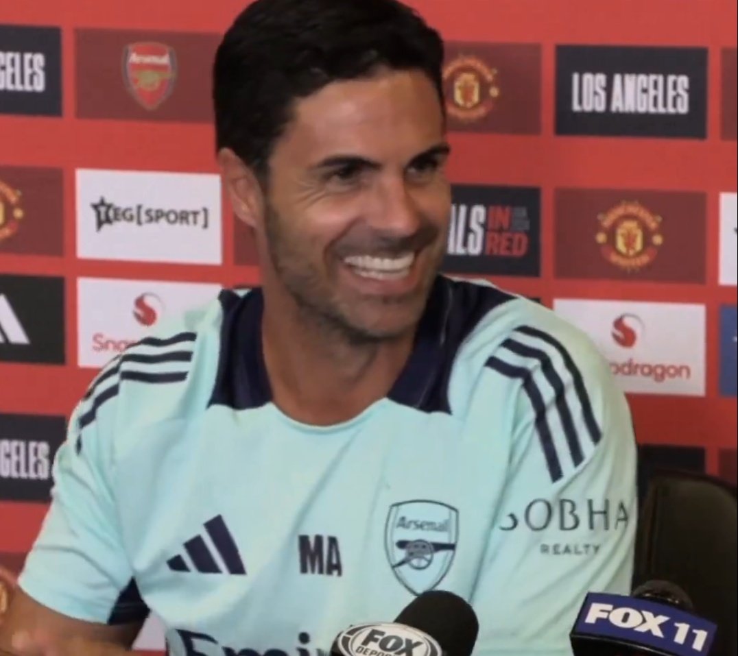 Arteta doesn't want to let Man City overtake Arsenal next season. Screenshot/SkySports