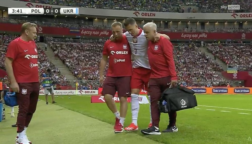 Milik si infortuna in amichevole. SkySport