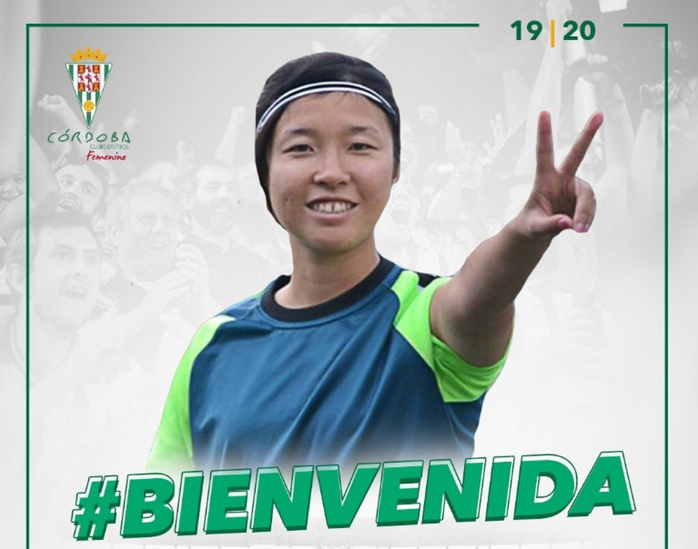 Minori Chiba, nueva jugadora del Córdoba femenino. CordobaFemenino