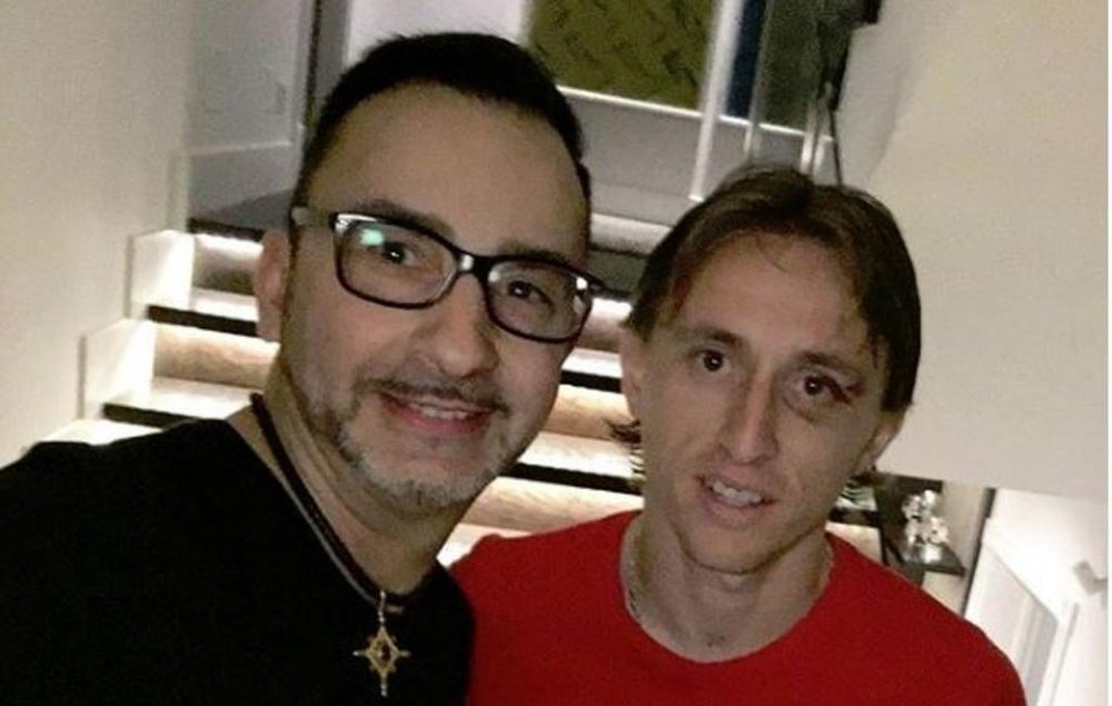 El ojo de Modric ha mejorado mucho. Instagram/jmiguelSiero