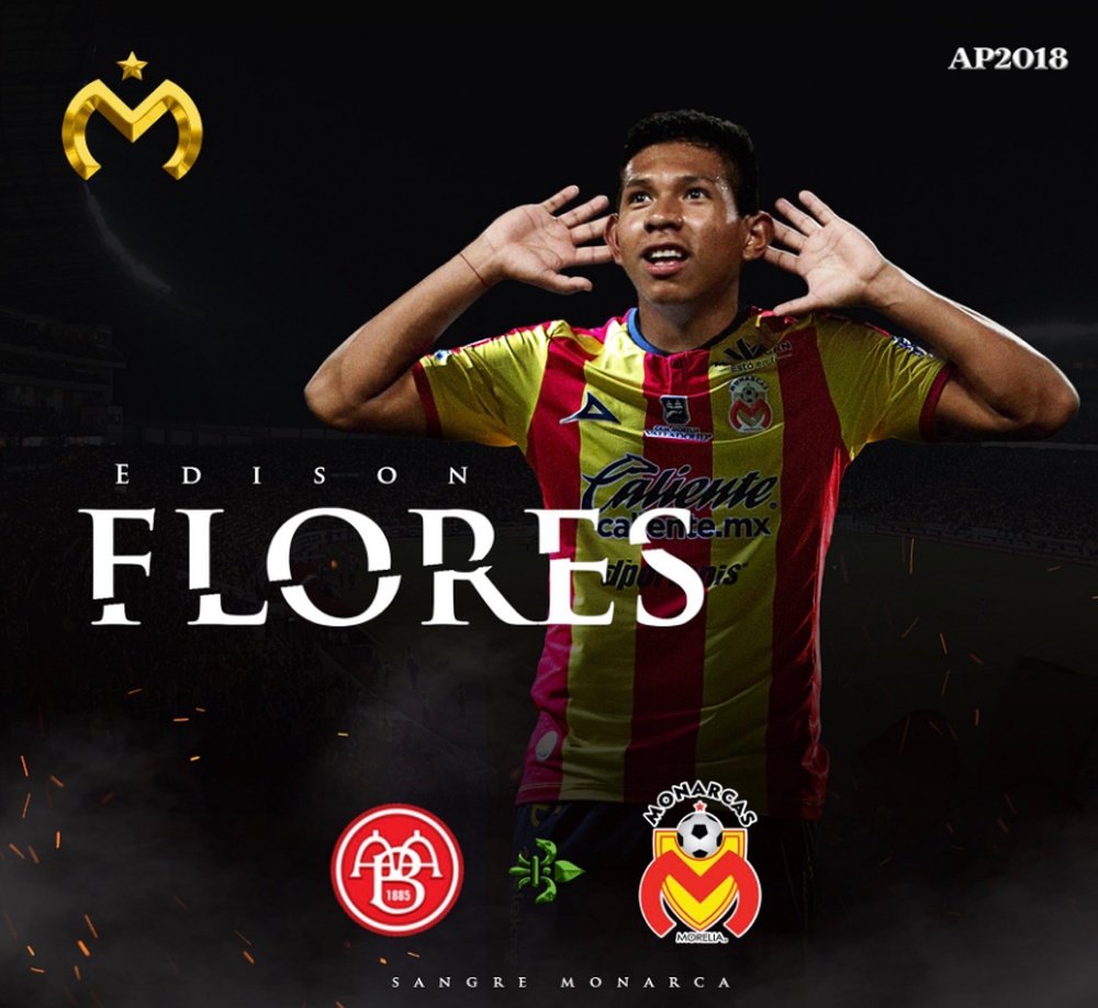Edison Flores deja la Liga Danesa por el fútbol mexicano. Morelia