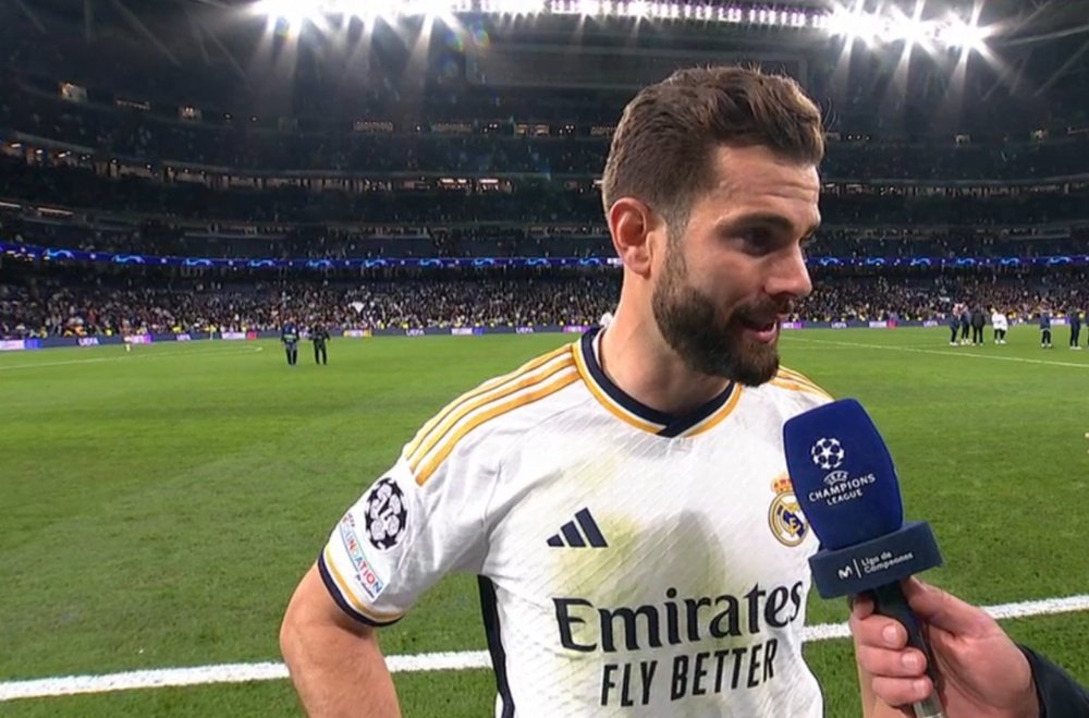 Nacho drew a positive conclusion from Leipzig draw. Screenshot/MovistarLigadeCampeones