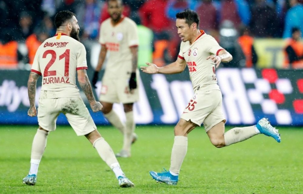 Marseille cible Yuto Nagatomo. Twitter/GalatasaraySK