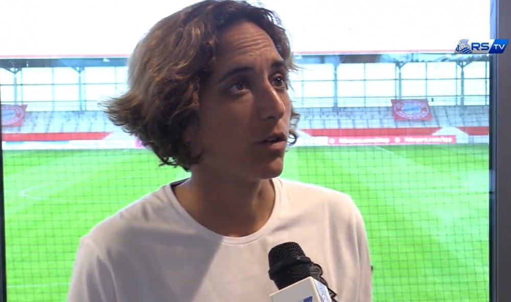 Natalia Arroyo confía en superar al Bayern. Captura/Real Sociedad TV