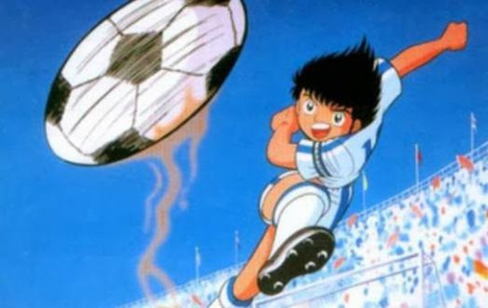 Imagen de Oliver Aton de la serie de dibujos Supercampeones.