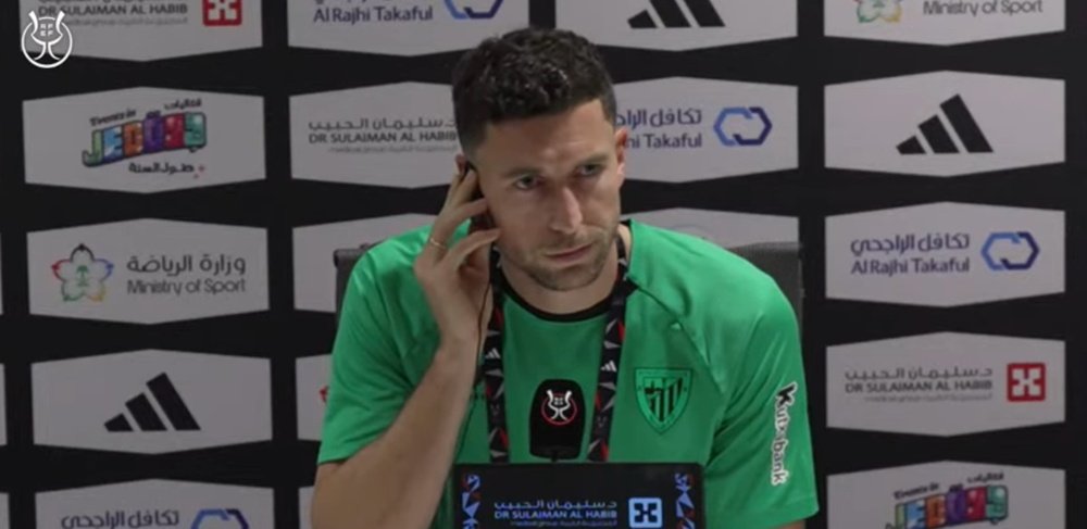 De Marcos hailed Yamal's potential before facing Barca in the Spanish Super Cup. Screenshot/RFEF