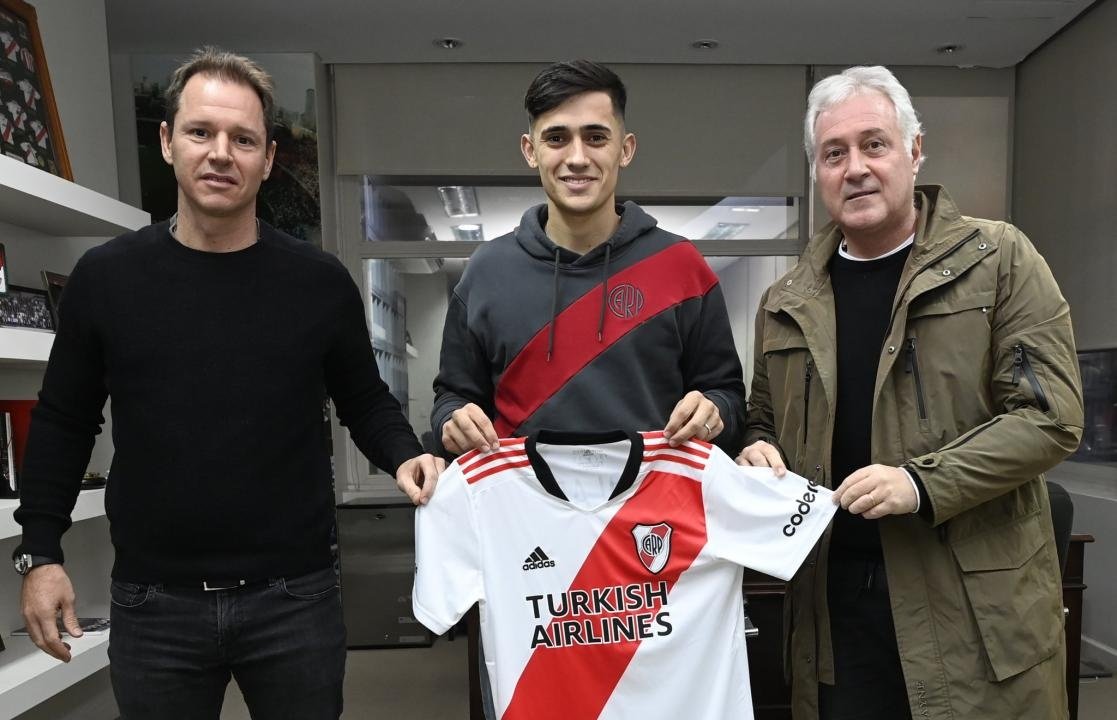 Pablo Solari refuerza el ataque de River. Twitter/RiverPlate