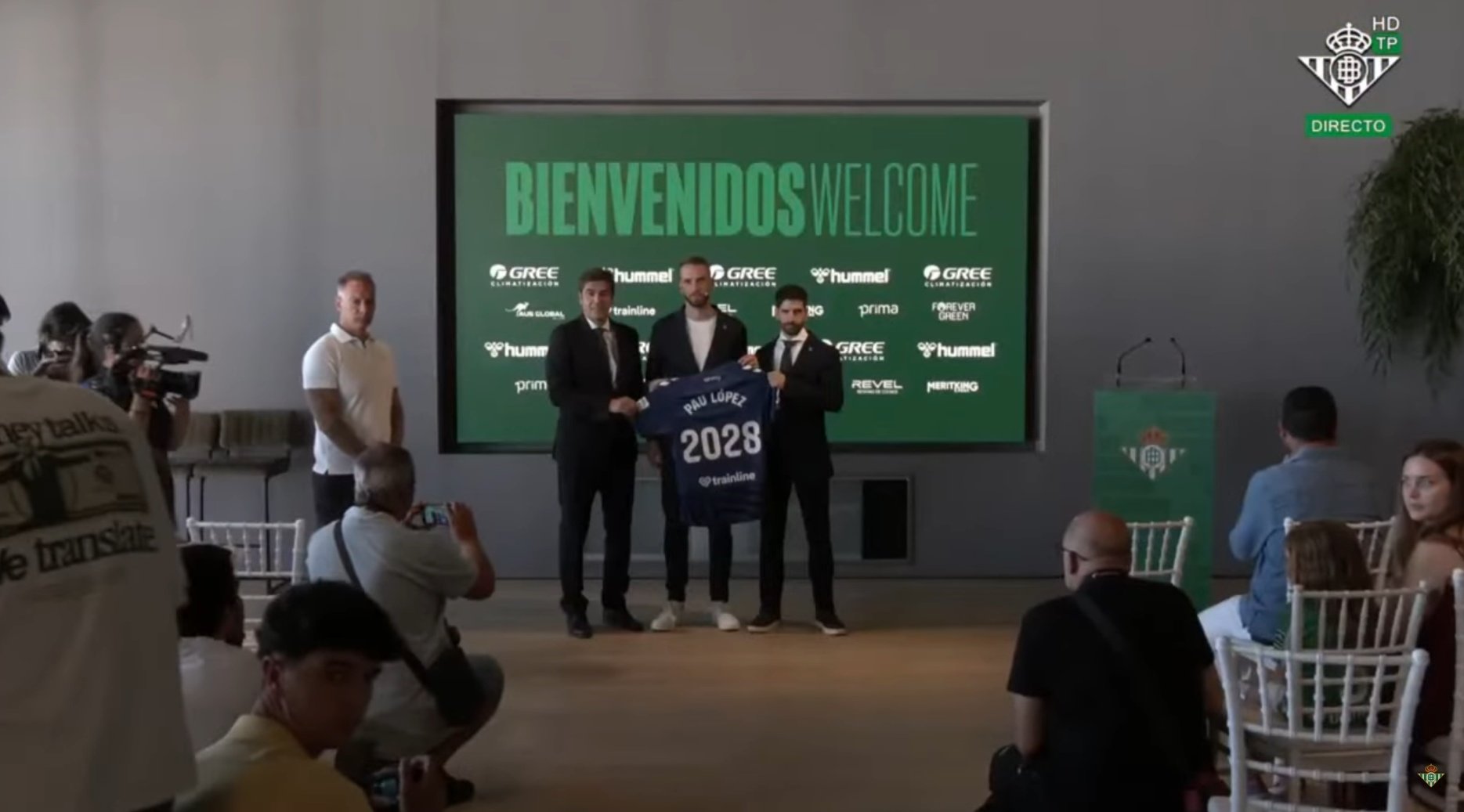 Actualidad de los equipos de Primera en este lunes 28 de julio. Captura/BetisTV