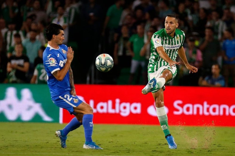 Alfonso Pedraza is being linked with a move to Germany. Twitter/RealBetis