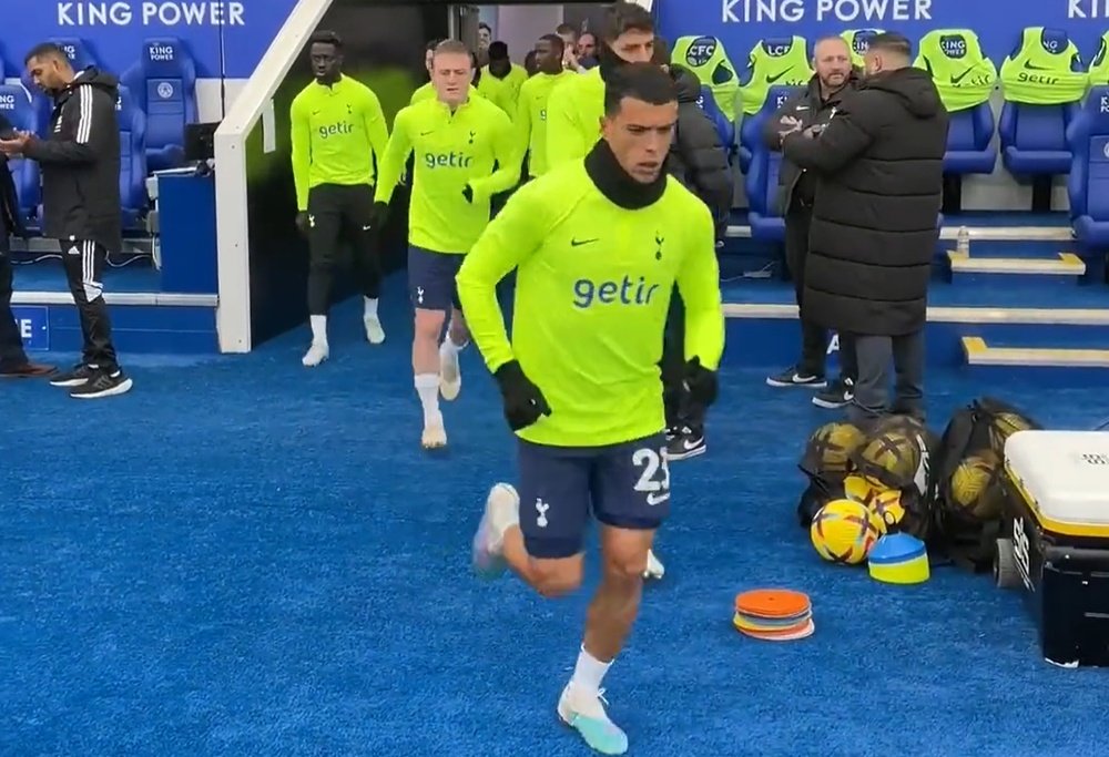 Pedro Porro est déjà dans la tourmente à Tottenham. Twitter@SpursOfficial