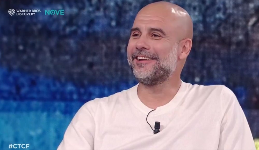 Guardiola has not ruled out continuing at Manchester City. Screenshot/CheTempoCheFa