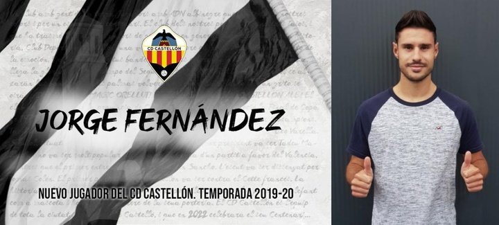 El Castellón se refuerza con Jorge Fernández