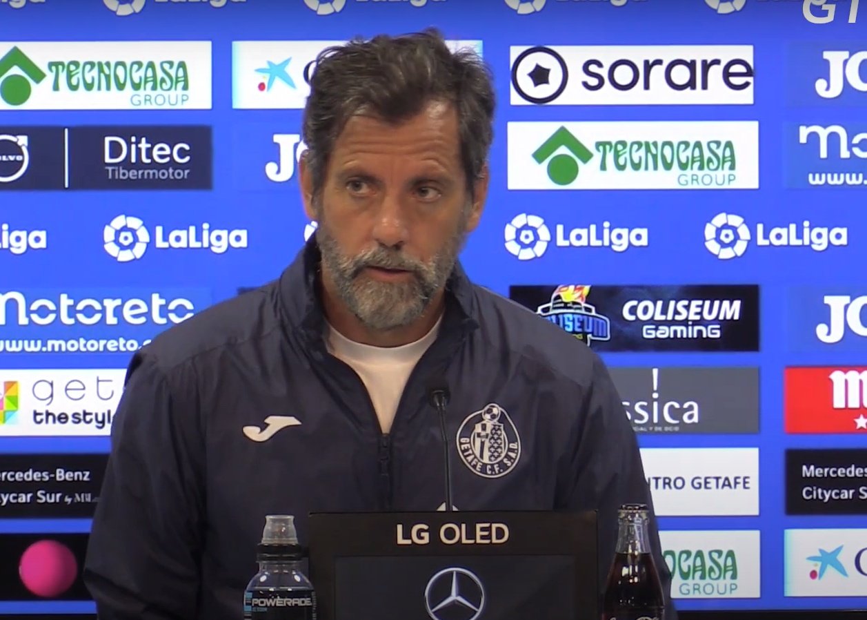 Quique Sánchez Flores analizó el encuentro ante el Getafe. Youtube/GetafeFC