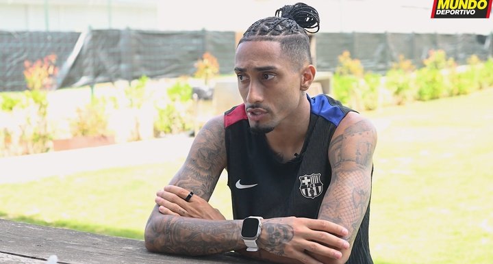 Raphinha has silenced the critics with good performances at Barca. Screenshot/MundoDeportivo
