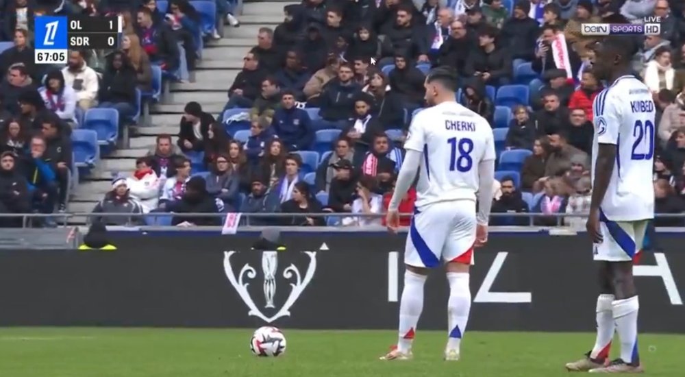 El Olympique de Lyon venció por 4-0 al Reims. Captura/BeINSport