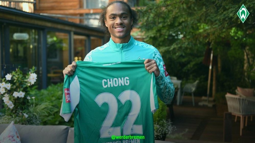 Chong est prêté en Allemagne. Twitter/werderbremen
