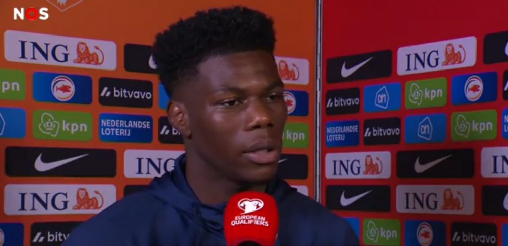 Tchouameni also spoke about his new role at Madrid as a centre-back. Screenshot/NOS