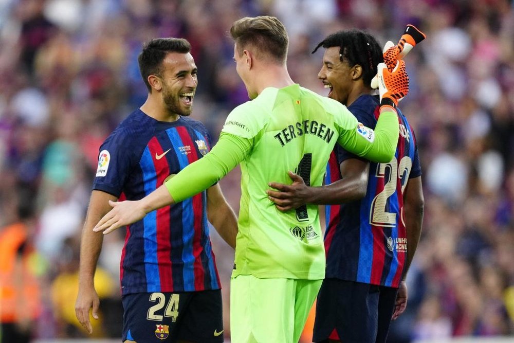 Ter Stegen habló tras la victoria ante el Mallorca. EFE