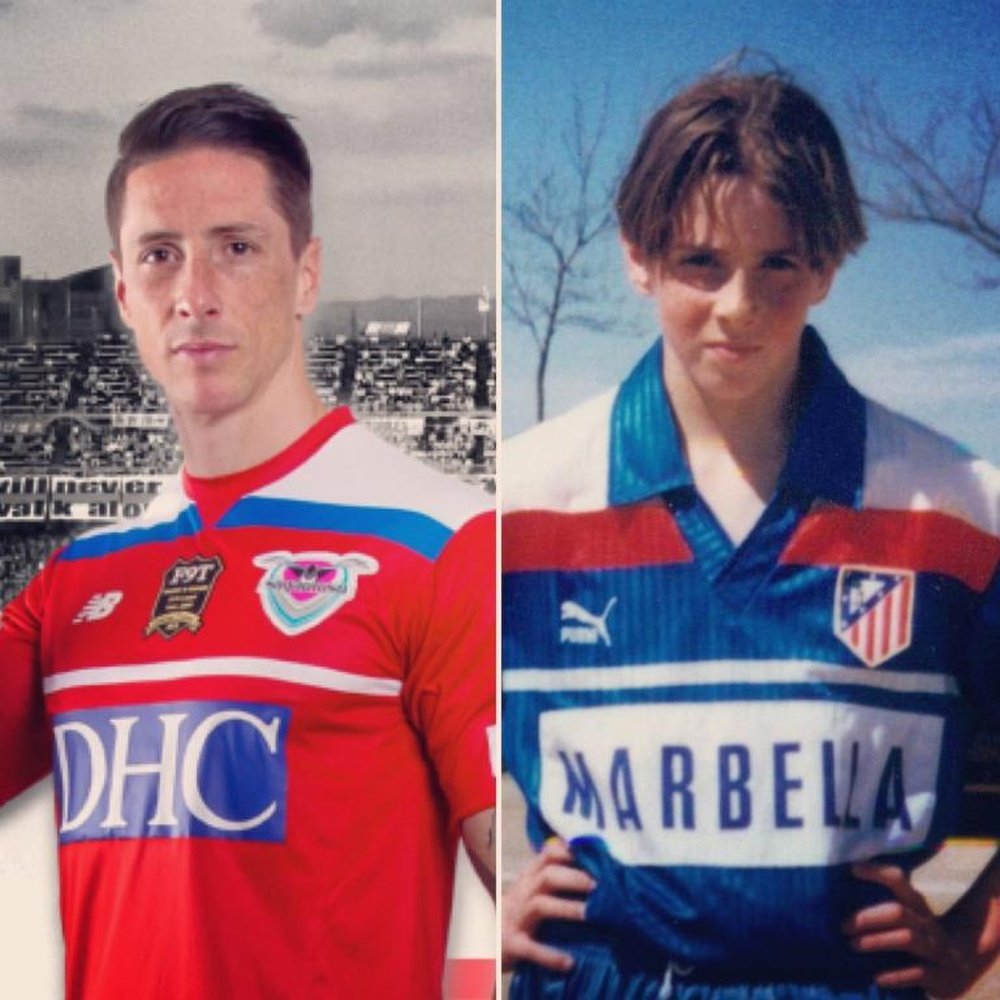 Torres ha querido retirarse en el Atlético... de cierta forma. Twitter/Torres