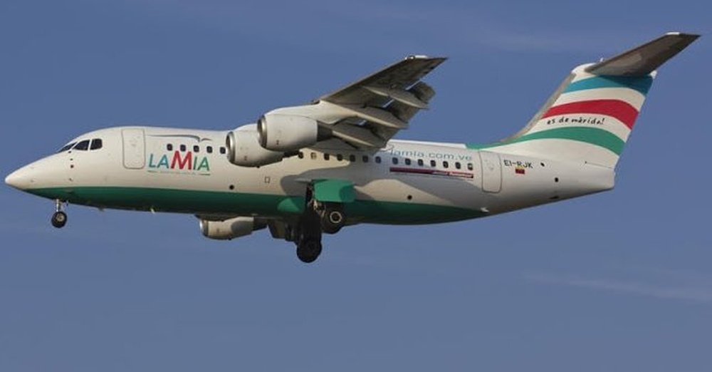 Imagen de un avión de Lamia. Lamia