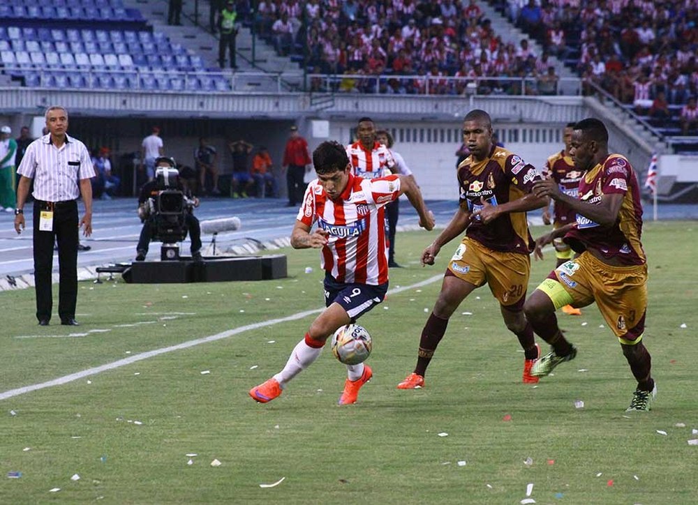 Deportes Tolima y Atlético Junior empataron sin goles en el partido de ida. JuniorFC