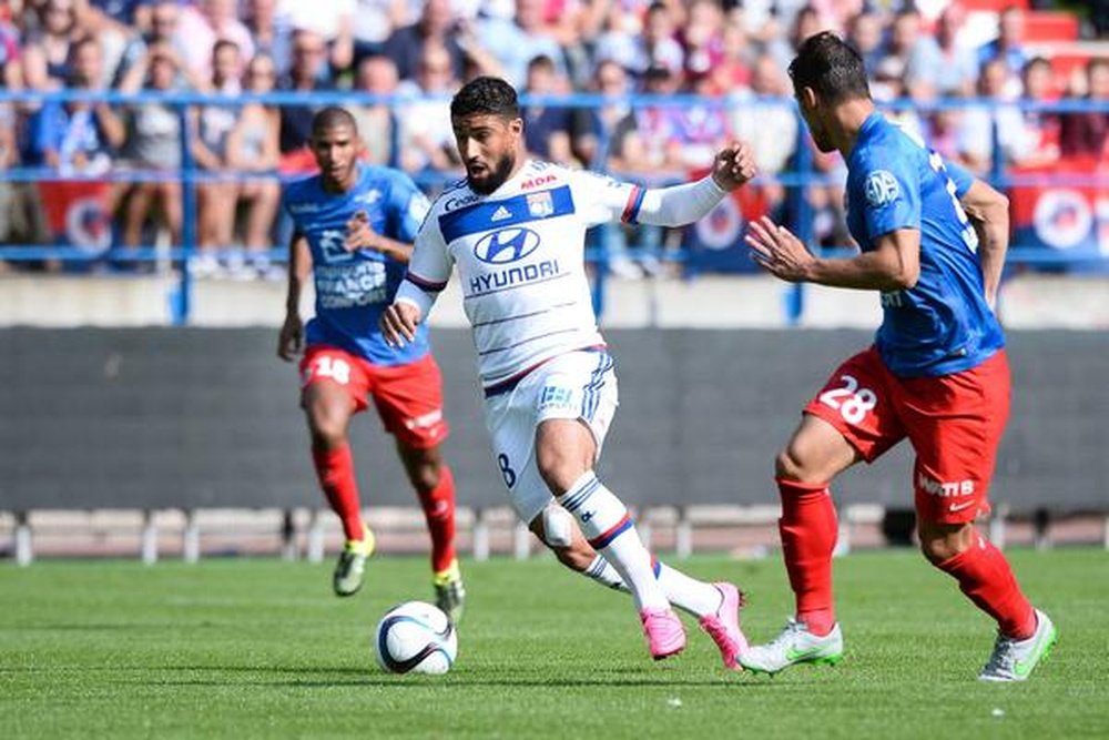 Nabil Fekir hopes that Lyon can secure victory tonight. Twitter