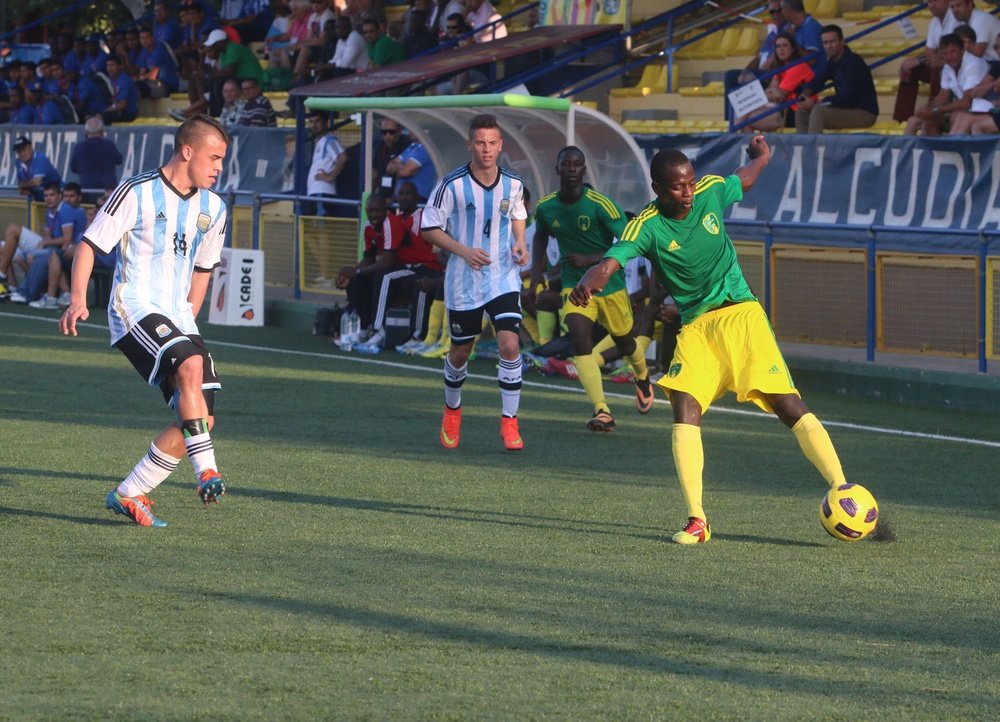 Imagen de un partido entre Argentina y Mauritania, selecciones que están disputando el COTIF. COTIFAlcudia