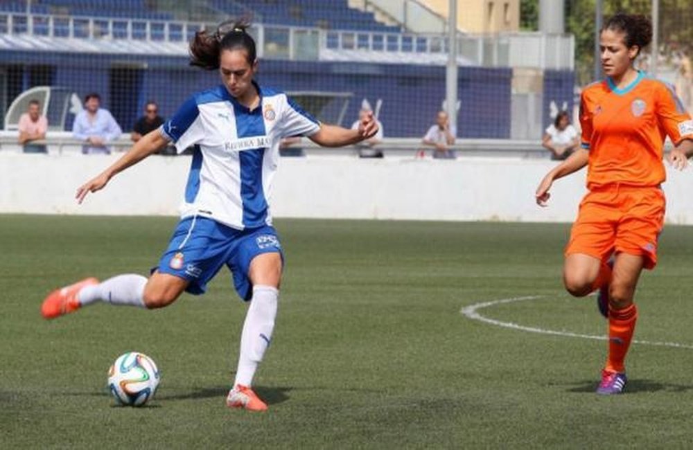 Imagen de un Valencia femenino-Espanyol. Twitter