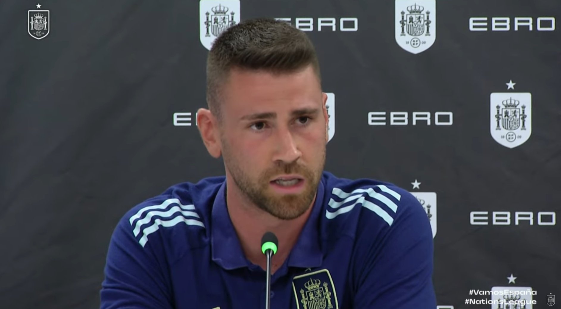 Unai Simón elogió a Isco. Captura/SeFutbol