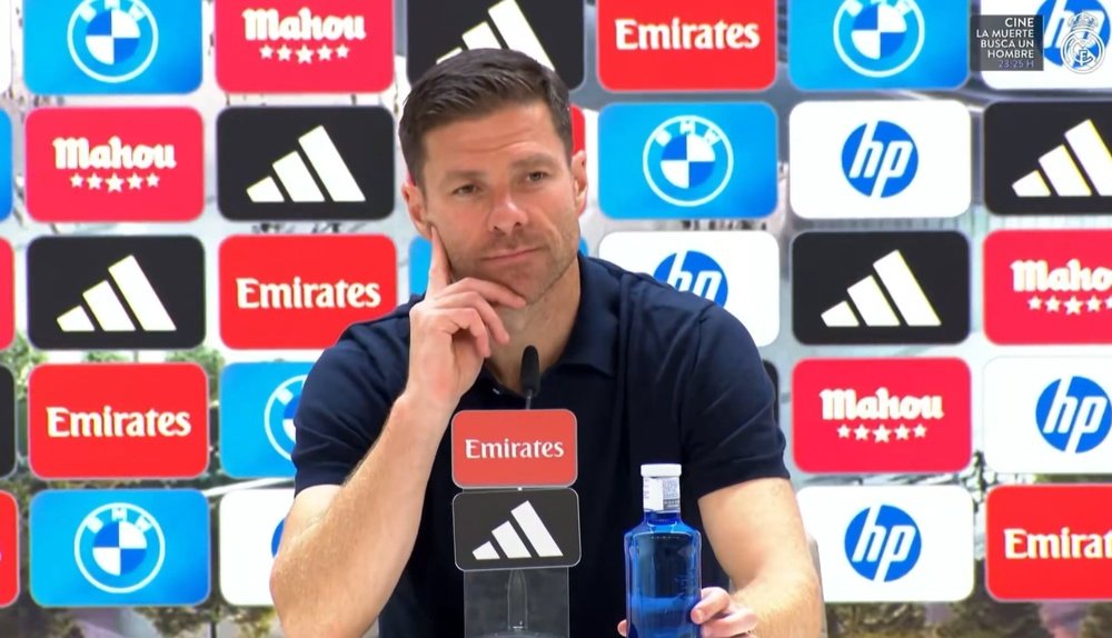 Xabi Alonso discusses the victory against Espanyol. Image: Real Madrid TV