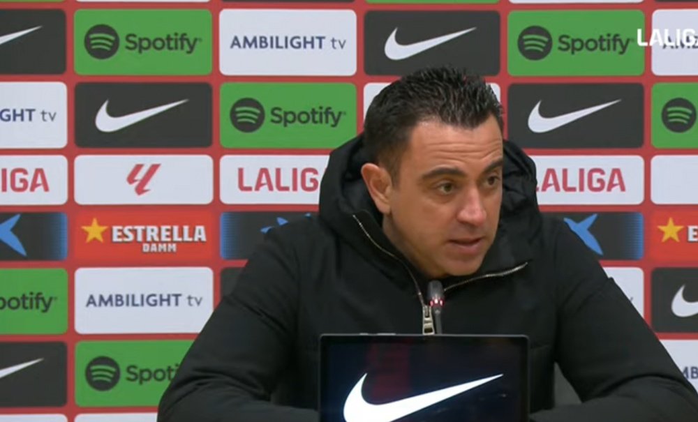 Xavi analysed Barca's victory over Mallorca. Youtube/LaLiga