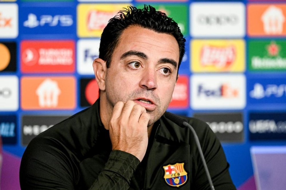 Xavi : 'Nous sommes à la moitié du chemin pour retrouver le grand Barça'. EFE