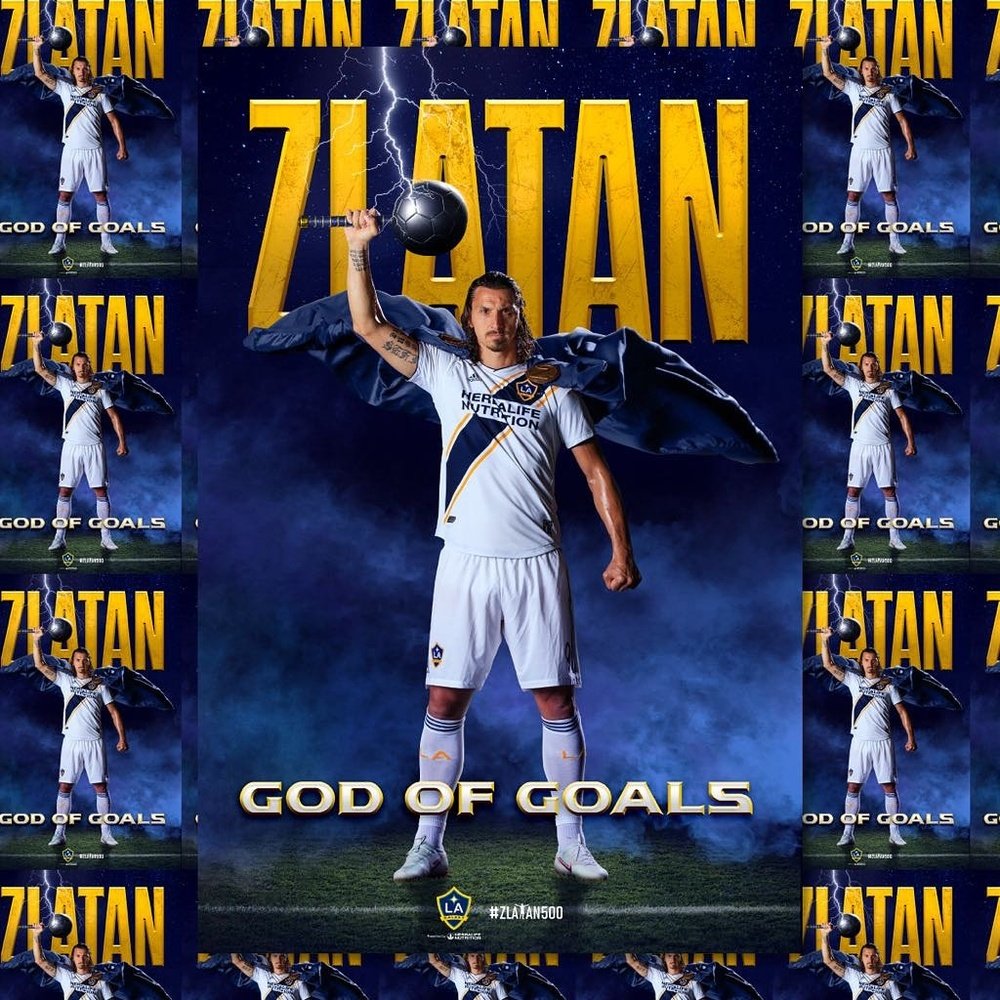 Zlatan no tardó en vanagloriarse de su hito. Zlatan
