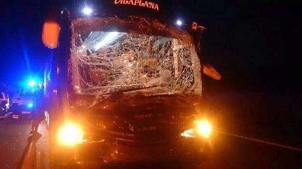 Susto en el Mérida tras el accidente de tráfico de la plantilla