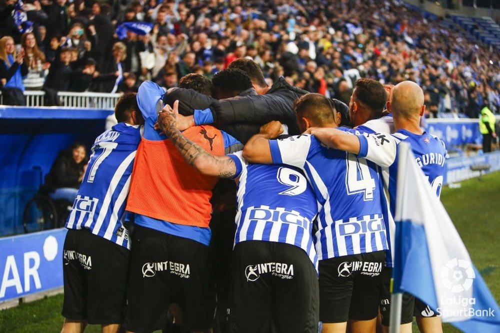 El Alavés venció por 2-1 al Málaga. LaLiga