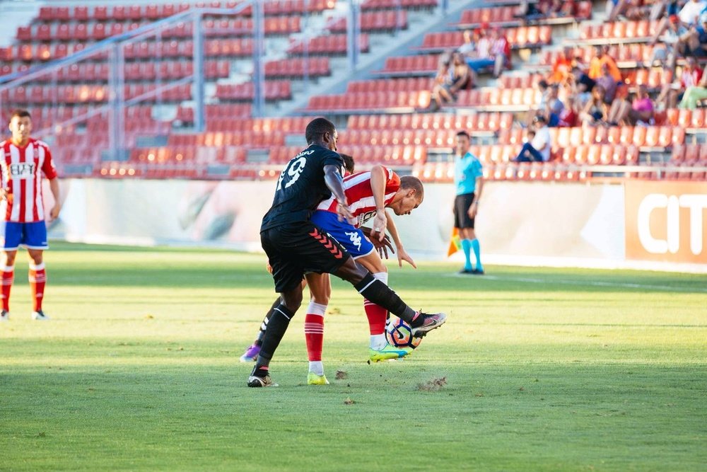 El Girona se tuvo que conformar con un empate esta jornada. GironaCF
