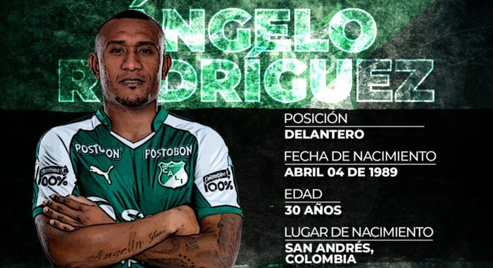 Deportivo Cali anunció el regreso de Ángelo Rodríguez