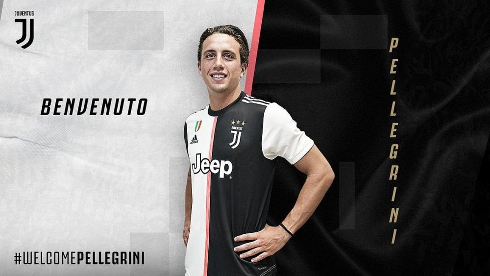 OFICIAL: Pellegrini firma por la Juve y Spinazzola, por la Roma. Twitter/juventusfc