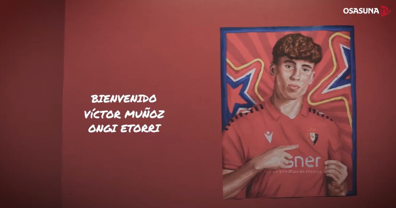 El Real Madrid vende a Víctor Muñoz a Osasuna. CAOsasuna