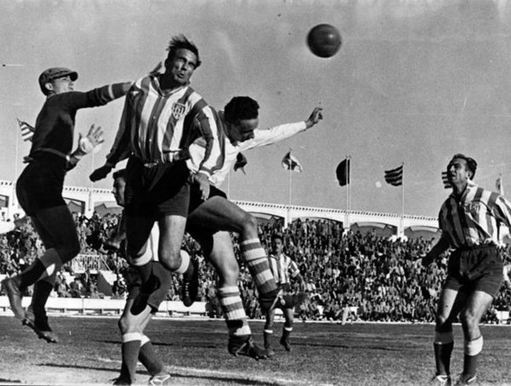 Imagen del Atlético Tetuán la temporada que jugó en la Liga Española. Twitter