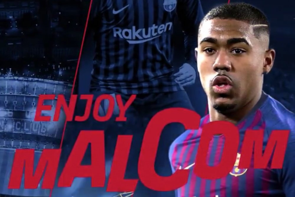 Malcom llega al Barcelona. FCBarcelona