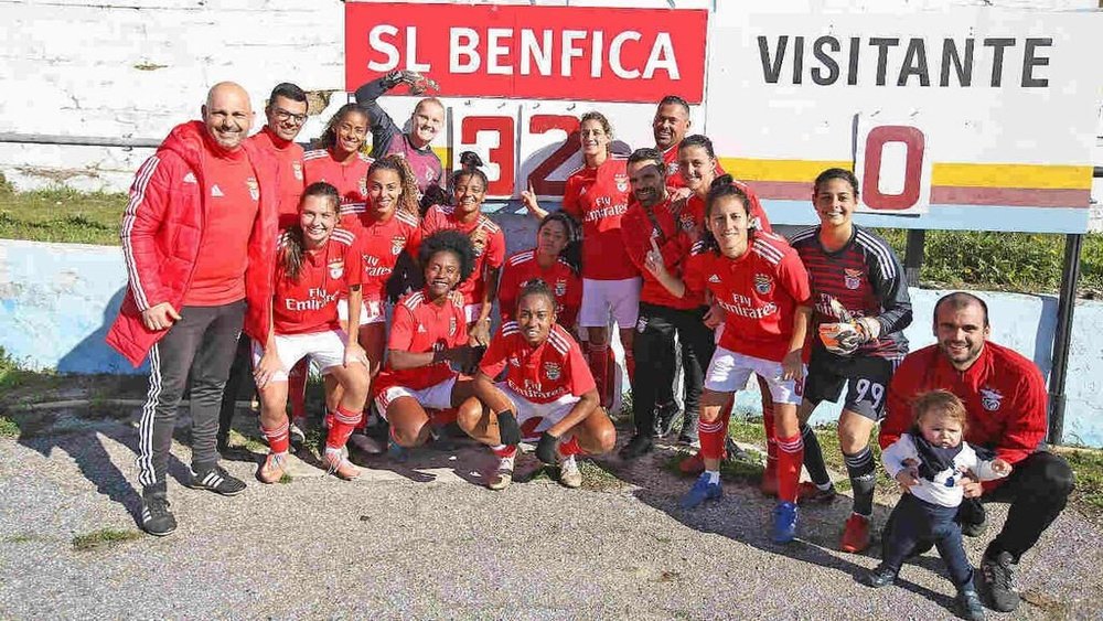 Las 'águilas' están de dulce. Twitter/Benfica