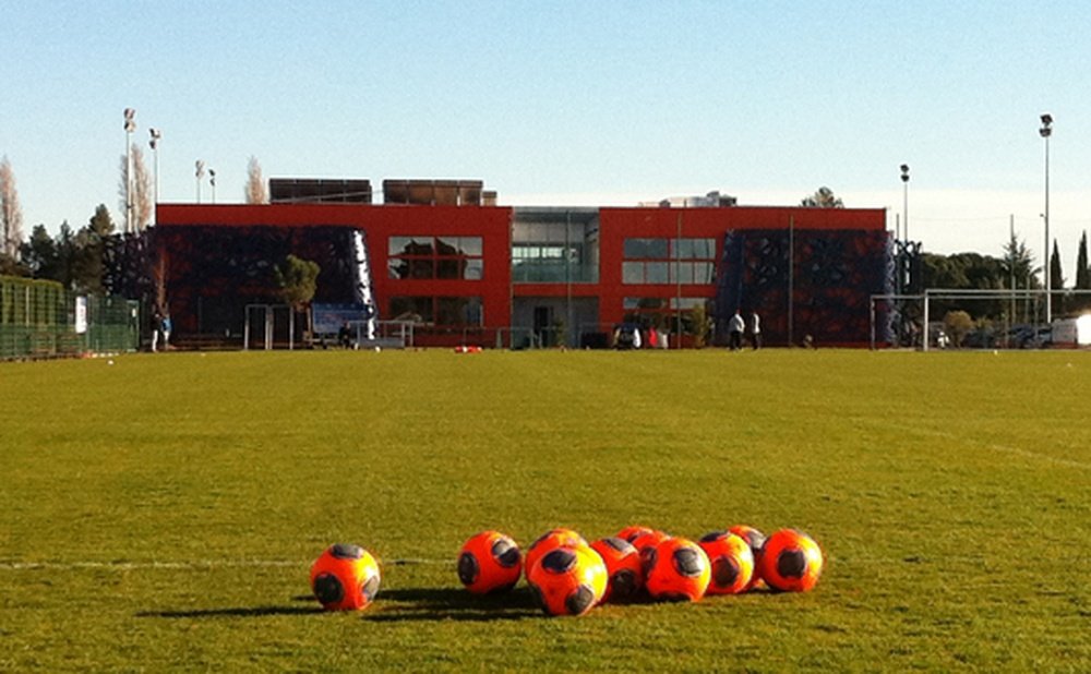 Imagen del campo de entrenamiento del Montpellier, primer club europeo de Valderrama. MHSCFoot
