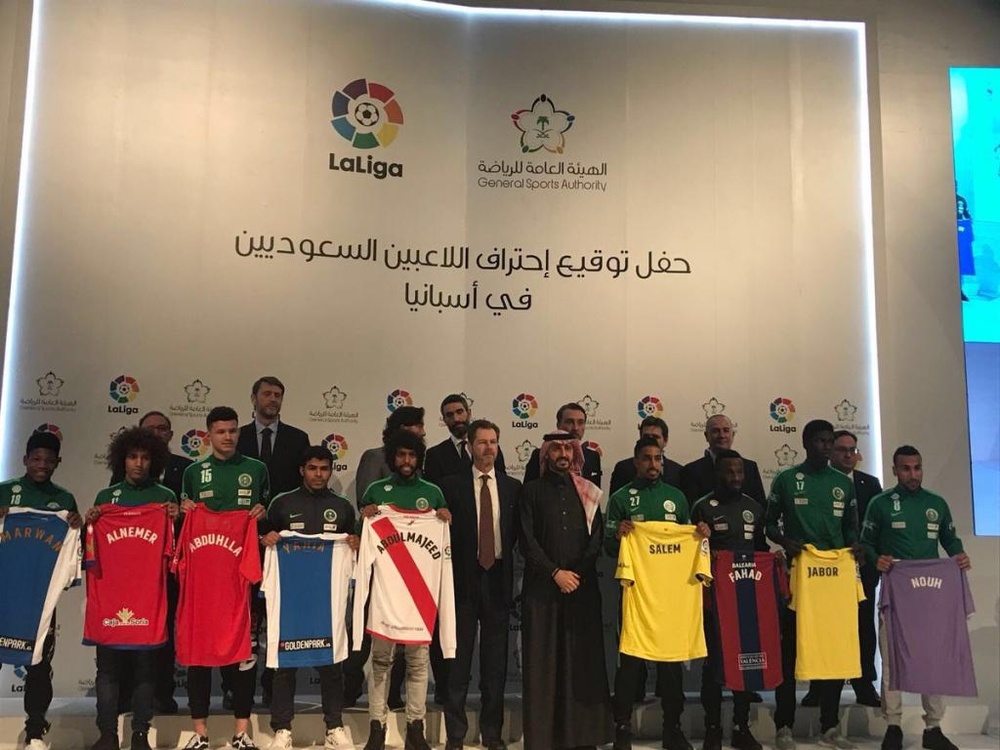 Los saudíes ya están incorporados a sus respectivos clubes. LaLiga/Archivo
