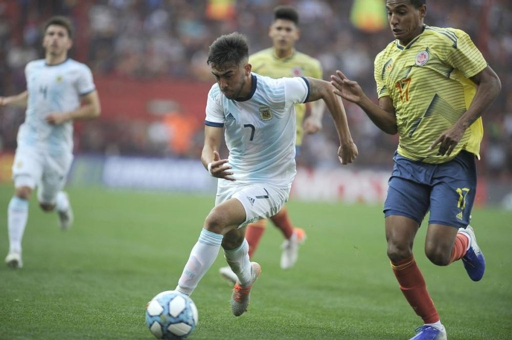 Argentina supera a Colombia en La Paternal. Argentina
