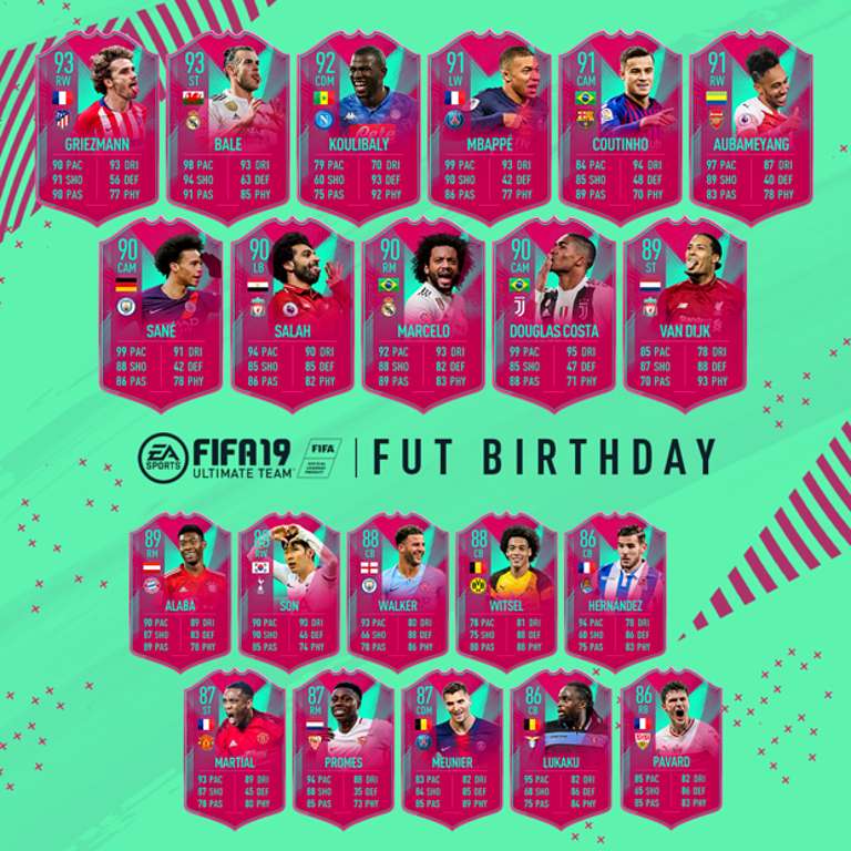 Asi Fueron Los Fut Birthday En Los Anteriores Fifa