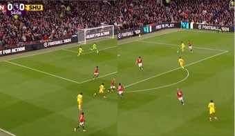 Error de Onana, gol en contra para el United: el Sheffield puso el 0-1