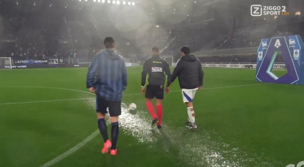Atalanta host Como for a Serie A match on Monday. Screenshot/ZiggoSport