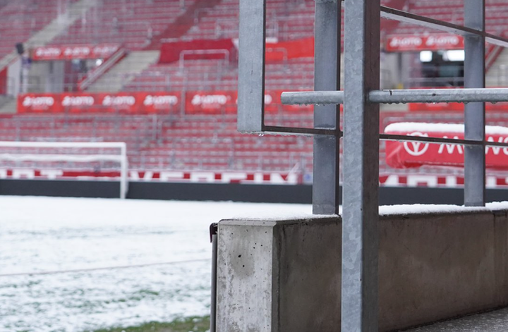 A partida entre Mainz 05 e Union Berlin é adiada devido à neve